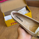 Sapatilha Moleca Detalhe Simples Dourado 5800.115